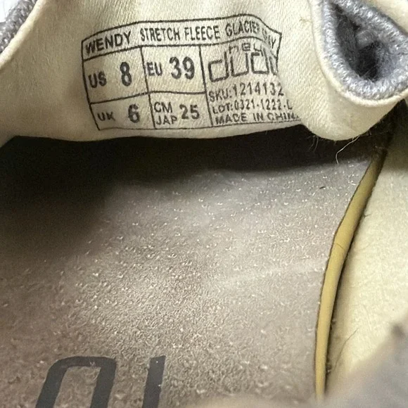 Hey Dude Shoes Womens 8 Wendy Stretch Knit Casual Moc Sneakers Glacier Gray Gym - Picture 13 of 16